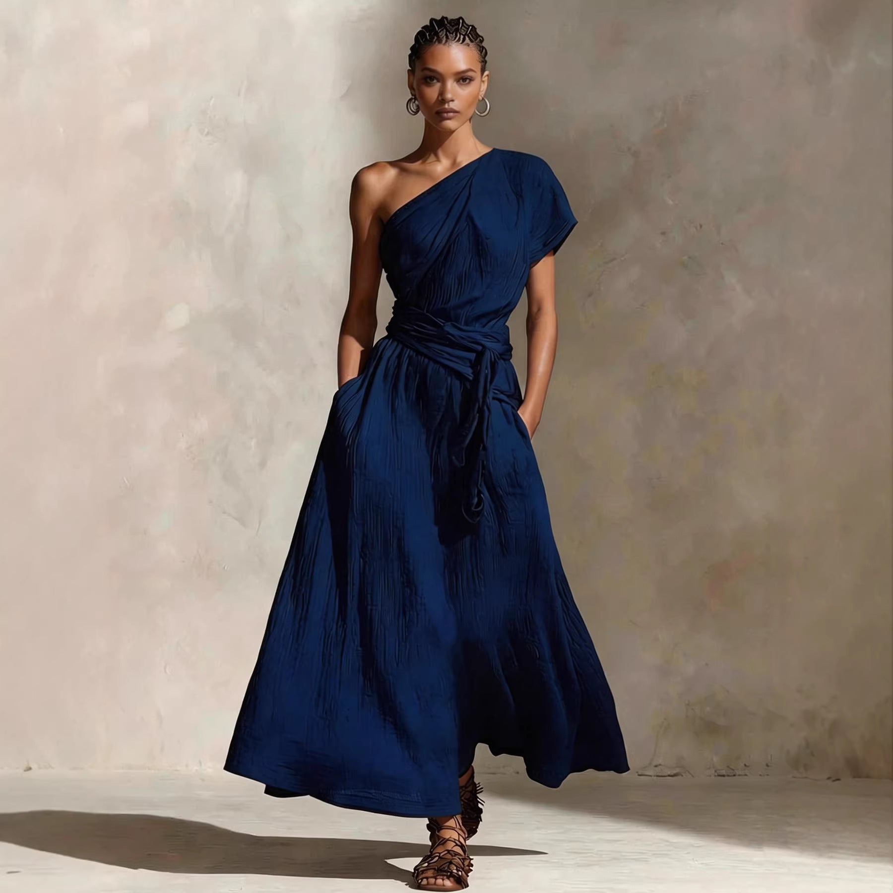Aurelia One-Shoulder Maxi Dress