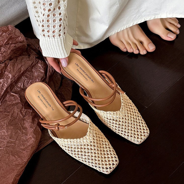 Elise Woven Heels