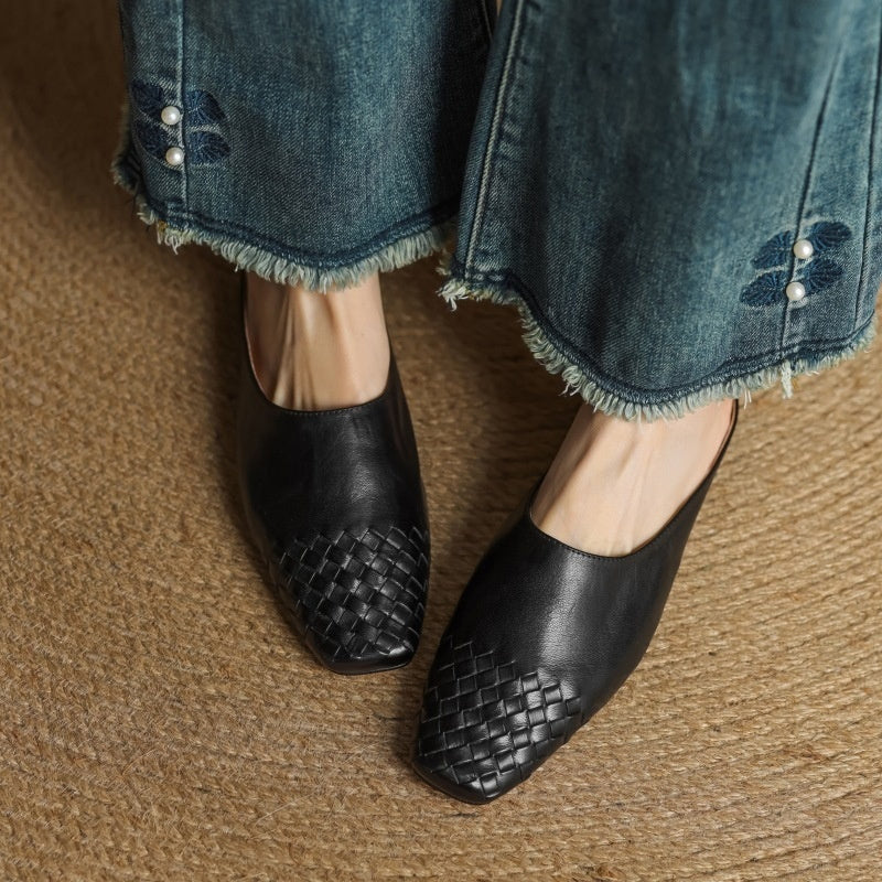 Solea Woven Mules